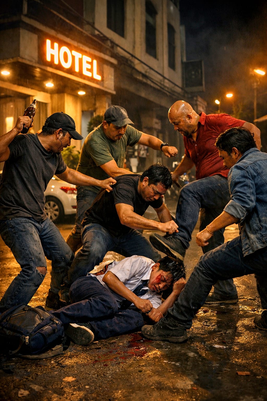 Diduga Mabuk, Lima Orang Dewasa Aniaya Bocah SMP Hingga Babak Belur