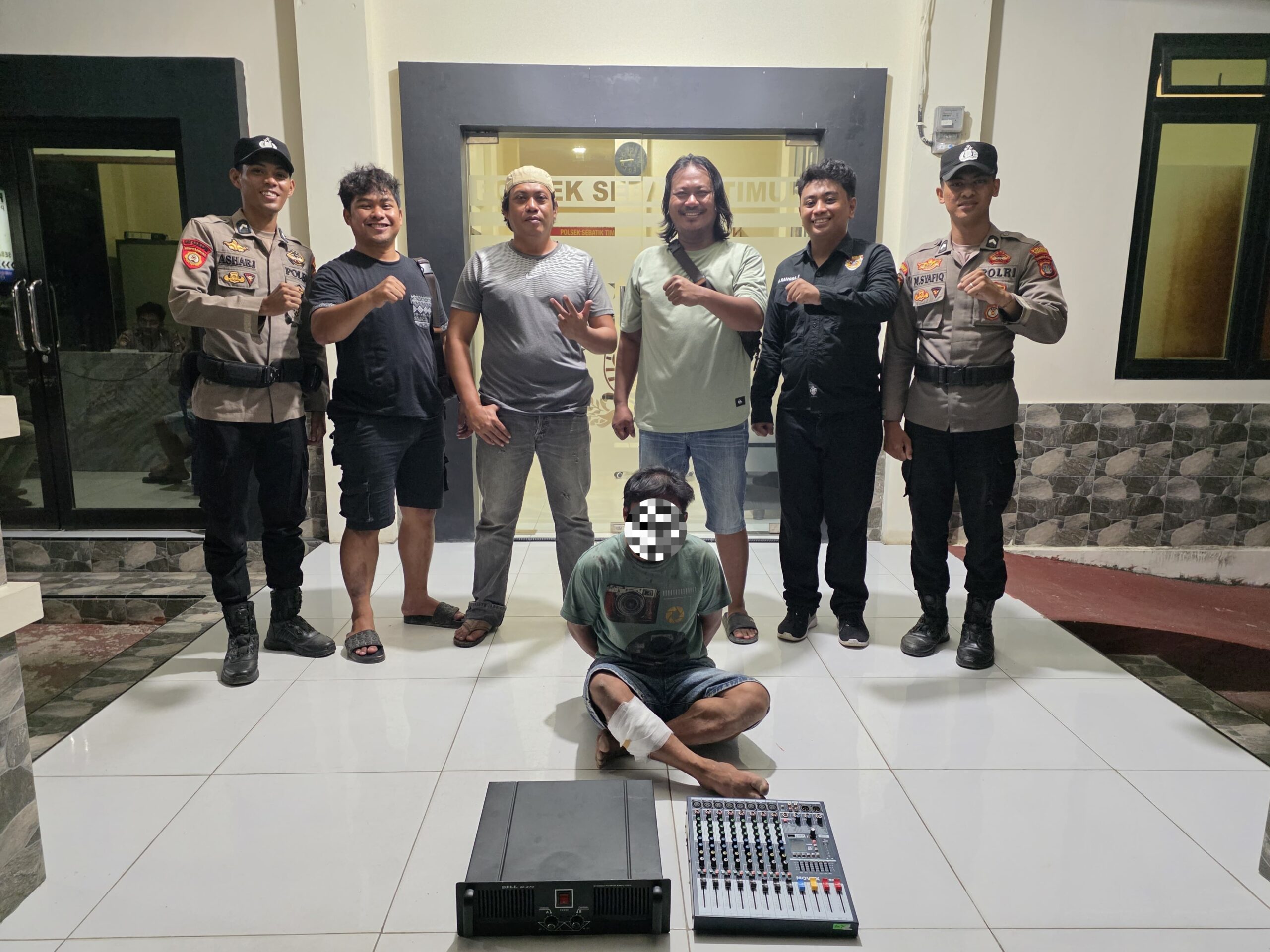 Residivis Pencuri Sound System Masjid di Sebatik Dilumpuhkan Polisi