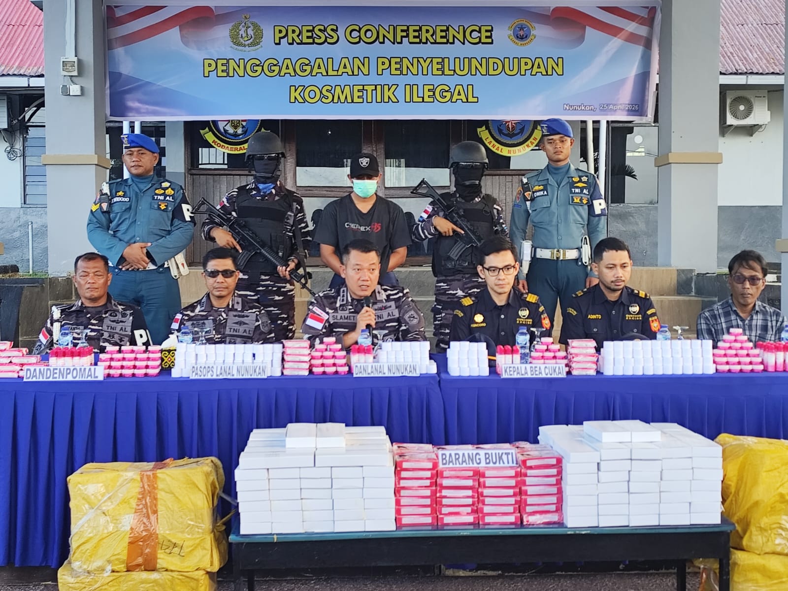 1.832 Kosmetik Ilegal dari Tawau Digagalkan di Perbatasan Sebatik, Aparat Gabungan Bongkar Modus Penyelundupan