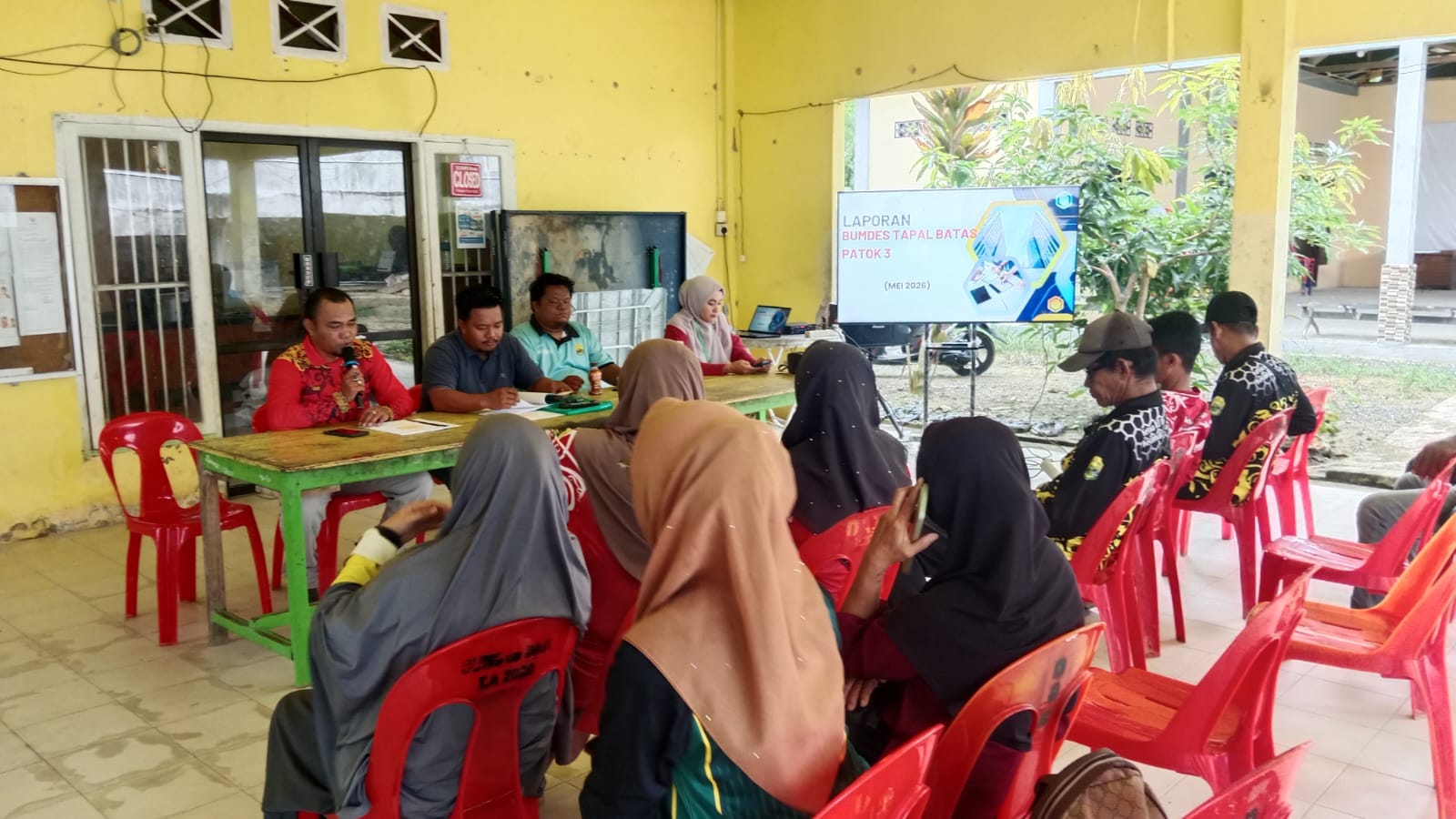 Musdes Pertanggungjawaban BUMDes Tapal Batas Patok 3,Wujud Transparansi Pengelolaan Usaha dan Ketahanan Pangan Desa