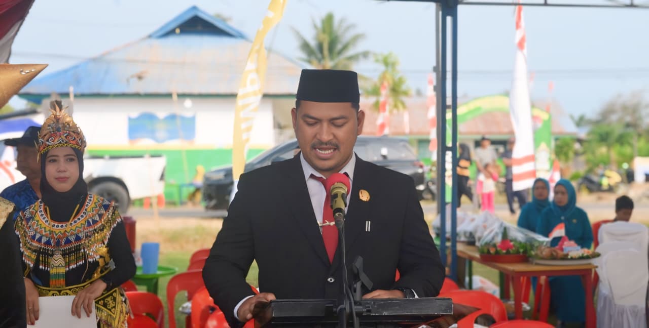Ramsah Bacakan Teks Proklamasi di HUT RI ke-81 Sebatik,Semangat Kemerdekaan dari Tapal Batas